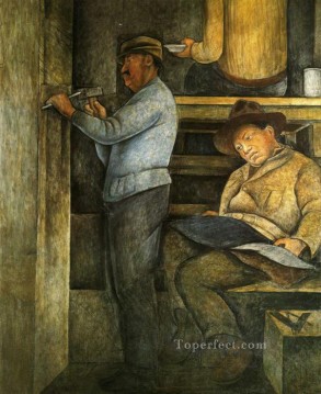 ディエゴ・リベラ Painting - 画家 彫刻家 建築家 1928年 ディエゴ・リベラ